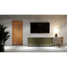 Porta De Madeira 210x92cm Espessura 3,5cm Mso Eucaplac Frisad