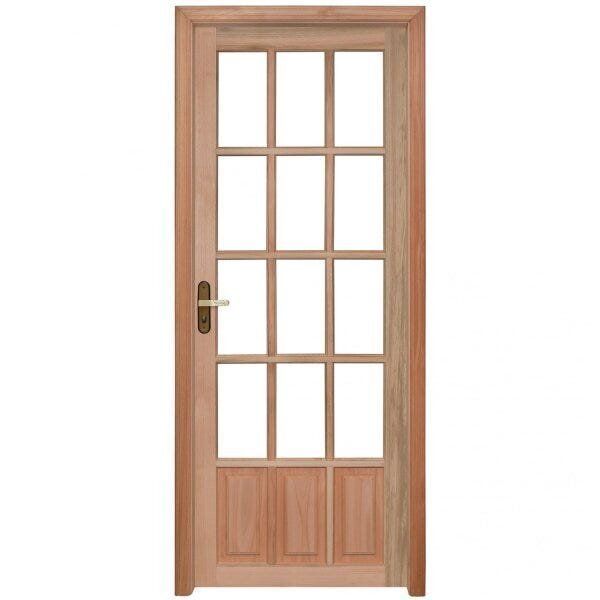 Porta De Madeira 213x84cm Sem Vidro Com Batente 9,4cm Ewk P22