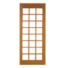 Porta De Madeira 24 Vidros Reta Maciça Cedro Arana Casmavi 72