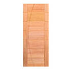 Porta De Madeira  Friso Arco Maciã§a Cedro Arana Casmavi 90cm