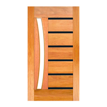 Porta De Madeira  Friso Preto Arco P/vidro Maciã§a Cedro Aran