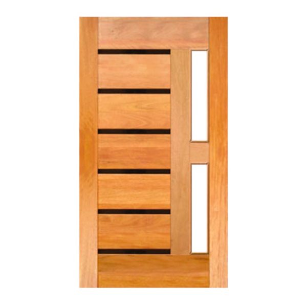 Porta De Madeira  Friso Preto P/vidro Maciã§a Cedro Arana Cas