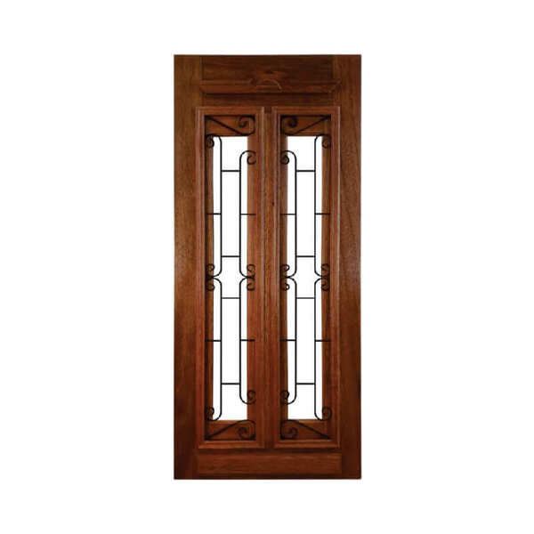Porta De Madeira Alteza C/ Grade Maciça Cedro Arana Casmavi 9
