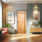 Porta De Madeira Bondoor 210x110cm Friso 03 Jb Portas Tauari