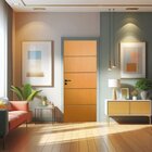 Porta De Madeira Bondoor 210x70cm Friso 02 Jb Portas Tauari