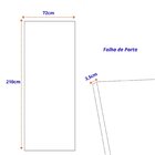 Porta De Madeira Bondoor 210x72cm Friso 07 Tauari