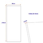 Porta De Madeira Bondoor 210x90cm Friso 03 Jb Portas Tauari