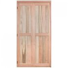 Porta De Madeira Camarão 213x74cm Com Lambris E Marco Batente