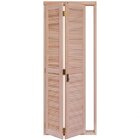 Porta De Madeira Camarão 213x84cm Com Venezianas E Marco Bate