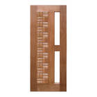 Porta De Madeira Clássica P/vidro Maciça Cedro Arana Casmavi