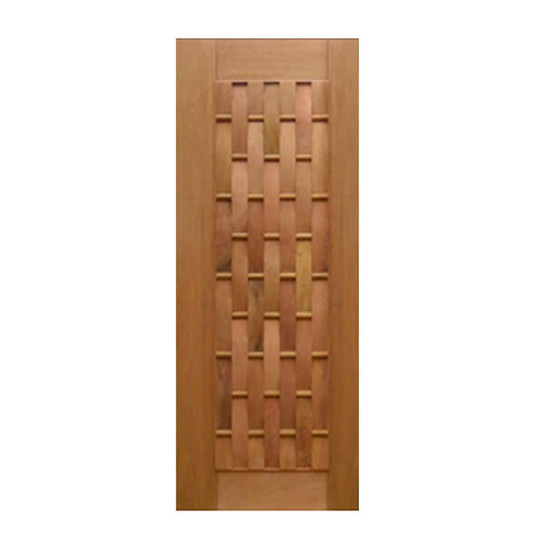 Porta De Madeira Couro Longo Maciça Cedro Arana Casmavi 90cm