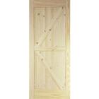 Porta De Madeira De Correr Tipo Celeiro Modelo K 81 Cm X 2,13