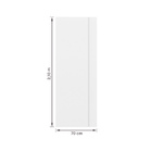 Porta de Madeira de Giro Direito e Esquerdo Branca 210x70cm Sarrafeada com Batente 13 a 17cm Zurique Laca  Ipumirim