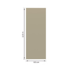 Porta de Madeira de Giro Direito e Esquerdo Fendi 210x60cm Sarrafeada com Batente 12 a 19cm Vivace Plus Lisa Artens