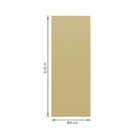 Porta de Madeira de Giro Direito Freijó 210x60cm Sarrafeada com Batente 8,5 a 16cm Vivace UV Lisa Artens