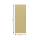 Porta de Madeira de Giro Esquerdo Freijó 210x90cm Sarrafeada com Batente 8,5 a 16cm Vivace UV Lisa Artens