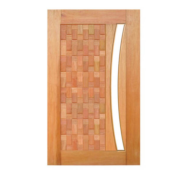 Porta De Madeira Filadélfia Arco P/vidro Maciça Cedro Arana C