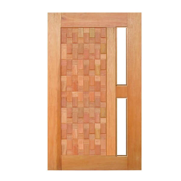 Porta De Madeira Filadélfia P/vidro Maciça Cedro Arana Casmav