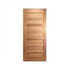 Porta De Madeira Folha 210cmx100cmx3cm Pe28 Esel Natural