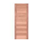 Porta De Madeira Folha 210cmx80cmx3cm Pe28 Esel Natural