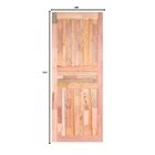 Porta De Madeira Folha 210cmx80cmx3cm Pe801 Pop Esel Natural