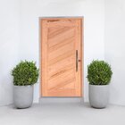 Porta De Madeira Folha 210cmx90cmx3cm Pe26 Esel Natural