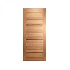 Porta De Madeira Folha 210cmx90cmx3cm Pe28 Esel Natural