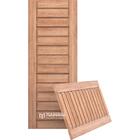 Porta De Madeira Frise 14 Painéis 210x80 Com Marco Regulável