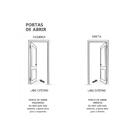 Porta De Madeira Frise 14 Painéis 210x90 Com Marco Regulável