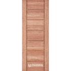 Porta De Madeira Frise Horizontal 210x90 Com Marco Regulável