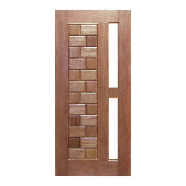 Porta De Madeira Ibiza P/ Vidro Maciça Cedro Arana Casmavi 10