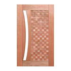 Porta De Madeira Imperial Arco P/vidro Maciça Cedro Arana Cas