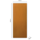Porta De Madeira Lisa Interna Itaúba - 210cmx60cm