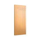 Porta De Madeira Maciça 210cmx112cm Friso 15 Tauari