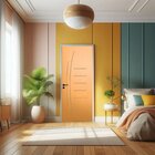 Porta De Madeira Maciça 210cmx70cm Friso 12 Tauari