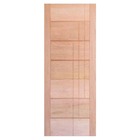 Porta De Madeira Maciça  Com 3 Frisos Casmavi De Cedro Arana