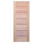 Porta De Madeira Maciça  Com 8 Frisos Casmavi De Cedro Arana