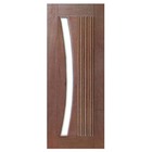 Porta De Madeira Maciça Barcelona Para Vidro Em Arco Casmavi