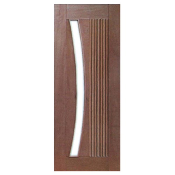 Porta De Madeira Maciça Barcelona Para Vidro Em Arco Casmavi