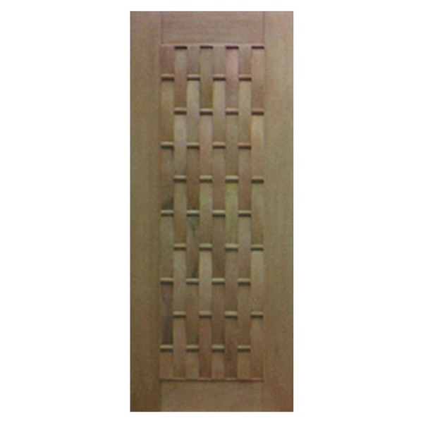 Porta De Madeira Maciça Couro Longo Casmavi De Cedro Arana -