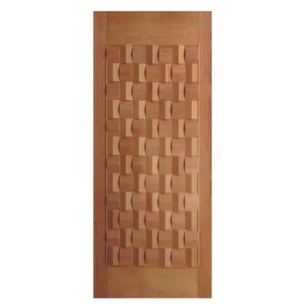 Porta De Madeira Maciça Egito Casmavi De Cedro Arana - 2.10 (