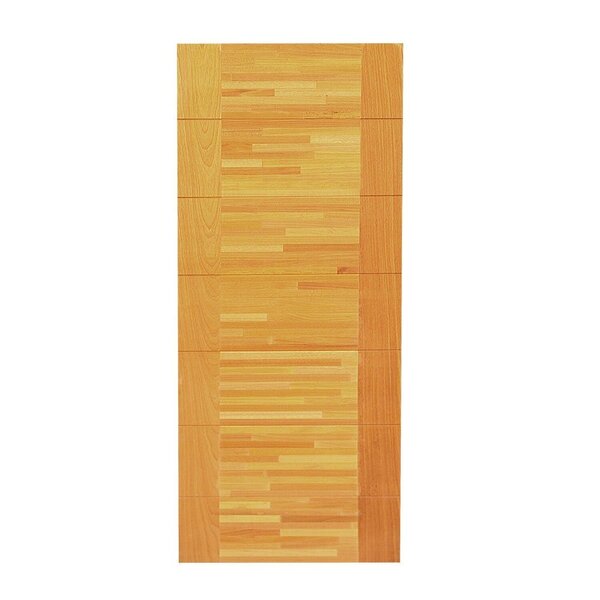 Porta De Madeira Maciça Tauari 210x92x3,3 Parquet Horizontal