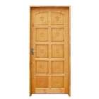 Porta De Madeira Maciça Torneada  Completa 2.15x0.86 Lado Esq