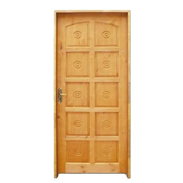 Porta De Madeira Maciça Torneada  Completa 2.15x0.86 Lado Esq