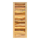 Porta De Madeira Maciça Viena Ipe Albo Mista 80x210cm