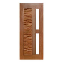 Porta De Madeira Mix P/vidro Maciça Cedro Arana Casmavi 120cm