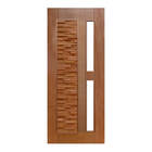 Porta De Madeira Mix P/vidro Maciça Cedro Arana Casmavi 72cm