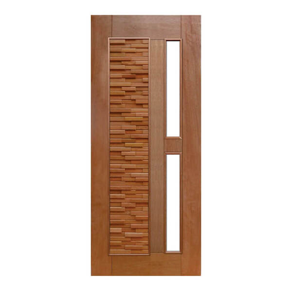 Porta De Madeira Mix P/vidro Maciça Cedro Arana Casmavi 72cm