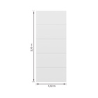 Porta de Madeira Pivotante Direito e Esquerdo Branca 210x110cm Sarrafeada com Batente 15 a 23cm Lucerna Plus Ipumirim