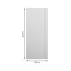 Porta de Madeira Pivotante Direito e Esquerdo Branca 230x120cm Sarrafeada com Batente 15 a 23cm Zurique Laca Ipumirim